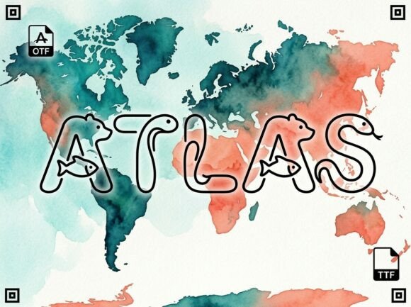 Atlas: A Bold Display Typeface for Striking Designs