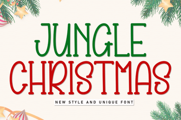 The Art of Festive Typography: A Deep Dive into Jungle Christmas